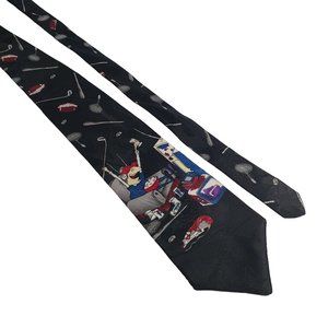 Specialties Hallmark Men Necktie Tie TV Sports Fan Designer Accessory Work Offic